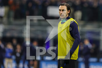 23/01/2023 - Matteo Darmian of FC Internazionale warms up during Serie A 2022/23 football match between FC Internazionale and Empoli FC at Giuseppe Meazza Stadium, Milan, Italy on January 23, 2023 - INTER - FC INTERNAZIONALE VS EMPOLI FC - SERIE A - CALCIO