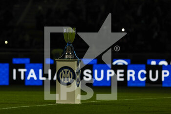 23/01/2023 - General view of Italian Supercup trophy wins by FC Internazionale during Serie A 2022/23 football match between FC Internazionale and Empoli FC at Giuseppe Meazza Stadium, Milan, Italy on January 23, 2023 - INTER - FC INTERNAZIONALE VS EMPOLI FC - SERIE A - CALCIO