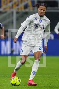 23/01/2023 - Tyronne Ebuehi of Empoli FC in action during Serie A 2022/23 football match between FC Internazionale and Empoli FC at Giuseppe Meazza Stadium, Milan, Italy on January 23, 2023 - INTER - FC INTERNAZIONALE VS EMPOLI FC - SERIE A - CALCIO