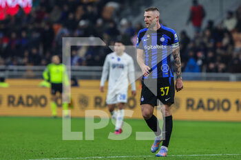 23/01/2023 - Milan Skriniar of FC Internazionale in action during Serie A 2022/23 football match between FC Internazionale and Empoli FC at Giuseppe Meazza Stadium, Milan, Italy on January 23, 2023 - INTER - FC INTERNAZIONALE VS EMPOLI FC - SERIE A - CALCIO