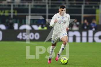 23/01/2023 - Nicolo Cambiaghi of Empoli FC in action during Serie A 2022/23 football match between FC Internazionale and Empoli FC at Giuseppe Meazza Stadium, Milan, Italy on January 23, 2023 - INTER - FC INTERNAZIONALE VS EMPOLI FC - SERIE A - CALCIO