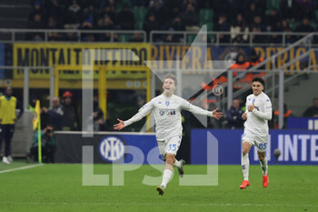 23/01/2023 - Tommaso Baldanzi of Empoli FC celebrates after scoring a goal during Serie A 2022/23 football match between FC Internazionale and Empoli FC at Giuseppe Meazza Stadium, Milan, Italy on January 23, 2023 - INTER - FC INTERNAZIONALE VS EMPOLI FC - SERIE A - CALCIO