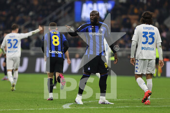 23/01/2023 - Romelu Lukaku of FC Internazionale gestures during Serie A 2022/23 football match between FC Internazionale and Empoli FC at Giuseppe Meazza Stadium, Milan, Italy on January 23, 2023 - INTER - FC INTERNAZIONALE VS EMPOLI FC - SERIE A - CALCIO