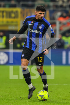 23/01/2023 - Raoul Bellanova of FC Internazionale in action during Serie A 2022/23 football match between FC Internazionale and Empoli FC at Giuseppe Meazza Stadium, Milan, Italy on January 23, 2023 - INTER - FC INTERNAZIONALE VS EMPOLI FC - SERIE A - CALCIO