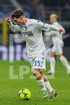 23/01/2023 - Tommaso Baldanzi of Empoli FC in action during Serie A 2022/23 football match between FC Internazionale and Empoli FC at Giuseppe Meazza Stadium, Milan, Italy on January 23, 2023 - INTER - FC INTERNAZIONALE VS EMPOLI FC - SERIE A - CALCIO
