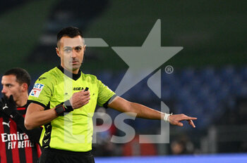24/01/2023 - Marco Di Bello referee during the Italian Football Championship League A 2022/2023 match between SS Lazio vs AC Milan at the Olimpic Stadium in Rome on 24 January 2023. - SS LAZIO VS AC MILAN - SERIE A - CALCIO