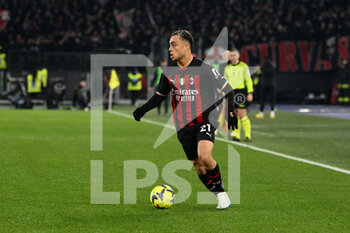 24/01/2023 - Sergino Dest (AC Milan)  during the Italian Football Championship League A 2022/2023 match between SS Lazio vs AC Milan at the Olimpic Stadium in Rome on 24 January 2023. - SS LAZIO VS AC MILAN - SERIE A - CALCIO