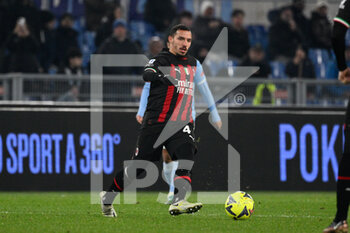 24/01/2023 - Ismael Bennacer (AC Milan)  during the Italian Football Championship League A 2022/2023 match between SS Lazio vs AC Milan at the Olimpic Stadium in Rome on 24 January 2023. - SS LAZIO VS AC MILAN - SERIE A - CALCIO