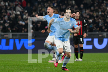 24/01/2023 - Luis Alberto (SS Lazio) celebrates after scoring the goal 3-0 during the Italian Football Championship League A 2022/2023 match between SS Lazio vs AC Milan at the Olimpic Stadium in Rome on 24 January 2023. - SS LAZIO VS AC MILAN - SERIE A - CALCIO
