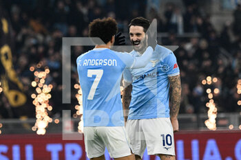 24/01/2023 - Felipe Anderson (SS Lazio) celebrates after scoring the goal 4-0 during the Italian Football Championship League A 2022/2023 match between SS Lazio vs AC Milan at the Olimpic Stadium in Rome on 24 January 2023. - SS LAZIO VS AC MILAN - SERIE A - CALCIO