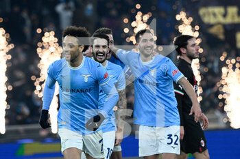 24/01/2023 - Felipe Anderson (SS Lazio) celebrates after scoring the goal 4-0 during the Italian Football Championship League A 2022/2023 match between SS Lazio vs AC Milan at the Olimpic Stadium in Rome on 24 January 2023. - SS LAZIO VS AC MILAN - SERIE A - CALCIO