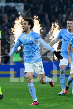 24/01/2023 - Felipe Anderson (SS Lazio) celebrates after scoring the goal 4-0  during the Italian Football Championship League A 2022/2023 match between SS Lazio vs AC Milan at the Olimpic Stadium in Rome on 24 January 2023. - SS LAZIO VS AC MILAN - SERIE A - CALCIO