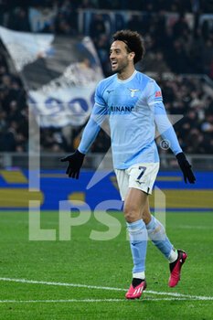 24/01/2023 - Felipe Anderson (SS Lazio) celebrates after scoring the goal 4-0  during the Italian Football Championship League A 2022/2023 match between SS Lazio vs AC Milan at the Olimpic Stadium in Rome on 24 January 2023. - SS LAZIO VS AC MILAN - SERIE A - CALCIO