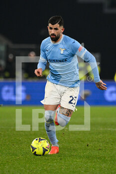 24/01/2023 - Elseid Hysaj (SS Lazio) during the Italian Football Championship League A 2022/2023 match between SS Lazio vs AC Milan at the Olimpic Stadium in Rome on 24 January 2023. - SS LAZIO VS AC MILAN - SERIE A - CALCIO