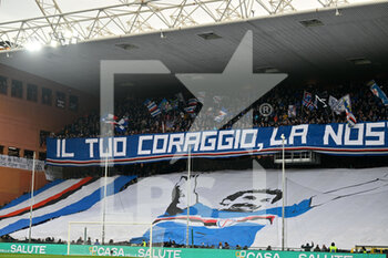 22/01/2023 - supporter's Sampdoria and tribute Gian Luca Vialli - UC SAMPDORIA VS UDINESE CALCIO - SERIE A - CALCIO