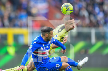 2023-01-22 - Fabio Quagliarella  (Sampdoria) - Rodrigo Nascimento França Udinese) - UC SAMPDORIA VS UDINESE CALCIO - ITALIAN SERIE A - SOCCER
