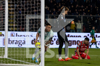 2023-01-28 - Inter Lautaro Martinez Scoring Celebrate - US CREMONESE VS INTER - FC INTERNAZIONALE - ITALIAN SERIE A - SOCCER