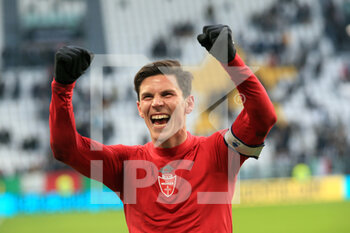 2023-01-29 - Matteo Pessina (AC Monza) celebrates at the end of the game - JUVENTUS FC VS AC MONZA - ITALIAN SERIE A - SOCCER