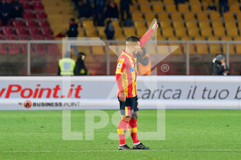 2023-01-27 - Gabriel Strefezza (US Lecce) celebrates after scoring a goal - US LECCE VS US SALERNITANA - ITALIAN SERIE A - SOCCER