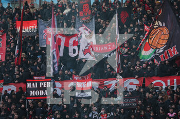 2023-01-29 - AC Milan supporters during Serie A 2022/23 football match between AC Milan and US Sassuolo at San Siro Stadium, Milan, Italy on January 29, 2023 - AC MILAN VS US SASSUOLO - ITALIAN SERIE A - SOCCER