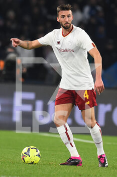2023-01-29 - Bryan Cristante of AS Roma  in action during the Serie A match between SSC Napoli v AS Roma  at Diego Armando Maradona Stadium - SSC NAPOLI VS AS ROMA - ITALIAN SERIE A - SOCCER