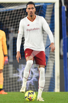 2023-01-29 - Chris Smalling of AS Roma  in action during the Serie A match between SSC Napoli v AS Roma  at Diego Armando Maradona Stadium - SSC NAPOLI VS AS ROMA - ITALIAN SERIE A - SOCCER