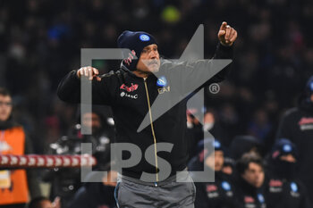 2023-01-29 - Luciano Spalletti Manager of SSC Napoli  gesticulates during the Serie A  match between SSC Napoli v AS Roma  at Stadio Diego Armando Maradona - SSC NAPOLI VS AS ROMA - ITALIAN SERIE A - SOCCER
