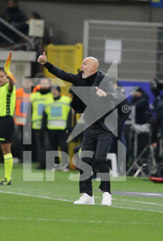2023-02-05 - Stefano Pioli, Manager of AC Milan during the Italian serie A, football match between Internazionale Fc and Ac Milan on 05 February 2023 at San Siro Stadium, Milan, Italy. Photo Ndrerim Kaceli - INTER - FC INTERNAZIONALE VS AC MILAN - ITALIAN SERIE A - SOCCER