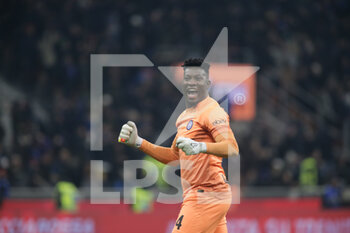 2023-02-05 - Andre Onana of FC Internazionale during the Italian serie A, football match between Internazionale Fc and Ac Milan on 05 February 2023 at San Siro Stadium, Milan, Italy. Photo Ndrerim Kaceli - INTER - FC INTERNAZIONALE VS AC MILAN - ITALIAN SERIE A - SOCCER