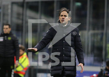 2023-02-05 - Simone Inzaghi, Manager of FC Internazionale during the Italian serie A, football match between Internazionale Fc and Ac Milan on 05 February 2023 at San Siro Stadium, Milan, Italy. Photo Ndrerim Kaceli - INTER - FC INTERNAZIONALE VS AC MILAN - ITALIAN SERIE A - SOCCER