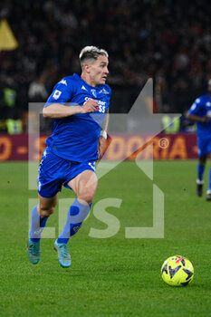 2023-02-04 - Martin Satriano Costa (Empoli FC)  during the Italian Football Championship League A 2022/2023 match between AS Roma vs Empoli FC at the Olimpic Stadium in Rome  on 04 February 2023. - AS ROMA VS EMPOLI FC - ITALIAN SERIE A - SOCCER