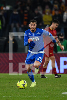 2023-02-04 - Filippo Bandinelli (Empoli FC)  during the Italian Football Championship League A 2022/2023 match between AS Roma vs Empoli FC at the Olimpic Stadium in Rome  on 04 February 2023. - AS ROMA VS EMPOLI FC - ITALIAN SERIE A - SOCCER