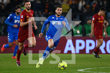 2023-02-04 - Filippo Bandinelli (Empoli FC)  during the Italian Football Championship League A 2022/2023 match between AS Roma vs Empoli FC at the Olimpic Stadium in Rome  on 04 February 2023. - AS ROMA VS EMPOLI FC - ITALIAN SERIE A - SOCCER
