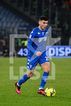 2023-02-04 - Nicolo' Cambiaghi (Empoli FC)  during the Italian Football Championship League A 2022/2023 match between AS Roma vs Empoli FC at the Olimpic Stadium in Rome  on 04 February 2023. - AS ROMA VS EMPOLI FC - ITALIAN SERIE A - SOCCER