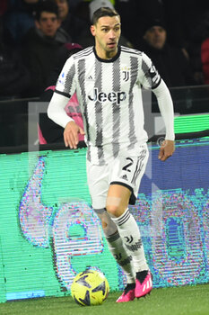 2023-02-07 - Mattia De Sciglio of Juventus FC in action  during the Serie A match between US Salernitana 1919 v Juventus FC  at Stadio Arechi   - US SALERNITANA VS JUVENTUS FC - ITALIAN SERIE A - SOCCER