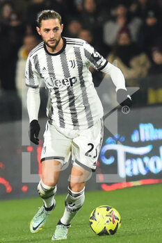 2023-02-07 - Adrien Rabiot of Juventus FC in action during the Serie A match between US Salernitana 1919 v Juventus FC  at Stadio Arechi   - US SALERNITANA VS JUVENTUS FC - ITALIAN SERIE A - SOCCER