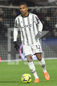 2023-02-07 - Alex Sandro of Juventus FC in action during the Serie A match between US Salernitana 1919 v Juventus FC  at Stadio Arechi   - US SALERNITANA VS JUVENTUS FC - ITALIAN SERIE A - SOCCER