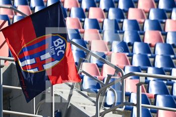 2023-02-12 - a flag of Bologna FC at Renato Dall'Ara Stadium - BOLOGNA FC VS AC MONZA - ITALIAN SERIE A - SOCCER