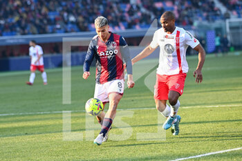 2023-02-12 - Nicolas Dominguez (Bologna FC) in action - BOLOGNA FC VS AC MONZA - ITALIAN SERIE A - SOCCER