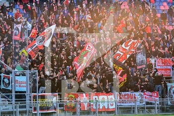 2023-02-12 - AC Monza supporters at Bologna Stadium - BOLOGNA FC VS AC MONZA - ITALIAN SERIE A - SOCCER
