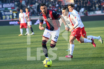 2023-02-12 - Lykogiannis Charalampos (Bologna FC) in action - BOLOGNA FC VS AC MONZA - ITALIAN SERIE A - SOCCER