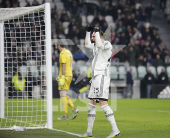 2023-02-12 - Adrien Rabiot of Juventus celebrating after a goal during the Italian serie A, football match between Juventus Fc and Acf Fiorentina on 12 February 2023 at Allianz Stadium, Turin, Italy. Photo Ndrerim Kaceli - JUVENTUS FC VS ACF FIORENTINA - ITALIAN SERIE A - SOCCER