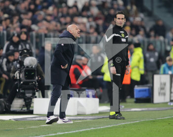 2023-02-12 - Vincenzo Italiano, manager of Acf Fiorentina during the Italian serie A, football match between Juventus Fc and Acf Fiorentina on 12 February 2023 at Allianz Stadium, Turin, Italy. Photo Ndrerim Kaceli - JUVENTUS FC VS ACF FIORENTINA - ITALIAN SERIE A - SOCCER