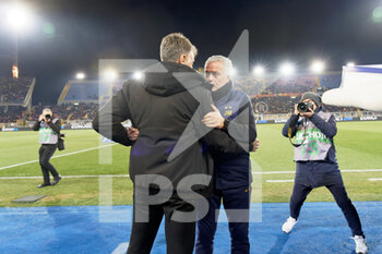 2023-02-11 - Coach José Mourinho (AS Roma) and coach Marco Baroni (US Lecce) - US LECCE VS AS ROMA - ITALIAN SERIE A - SOCCER