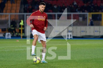 2023-02-11 - Lorenzo Pellegrini (AS Roma) during the warm up - US LECCE VS AS ROMA - ITALIAN SERIE A - SOCCER