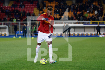 2023-02-11 - Tammy Abraham (AS Roma)
during the warm up - US LECCE VS AS ROMA - ITALIAN SERIE A - SOCCER
