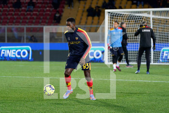 2023-02-11 - Samuel Umtiti (US Lecce) during the warm up - US LECCE VS AS ROMA - ITALIAN SERIE A - SOCCER