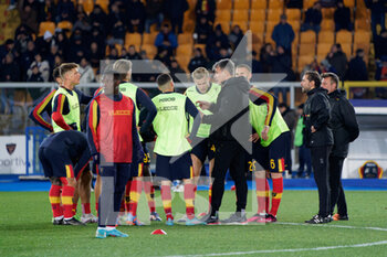 2023-02-11 - coach Marco Baroni (US Lecce) during the warm up - US LECCE VS AS ROMA - ITALIAN SERIE A - SOCCER