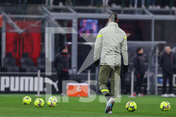 2023-02-10 - Zlatan Ibrahimovic of AC Milan seen during Serie A 2022/23 football match between AC Milan and Torino FC at San Siro Stadium, Milan, Italy on February 10, 2023 - AC MILAN VS TORINO FC - ITALIAN SERIE A - SOCCER