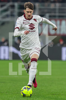 2023-02-10 - Aleksej Miranchuk of Torino FC in action during Serie A 2022/23 football match between AC Milan and Torino FC at San Siro Stadium, Milan, Italy on February 10, 2023 - AC MILAN VS TORINO FC - ITALIAN SERIE A - SOCCER